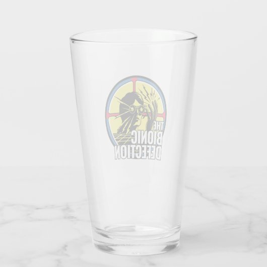 Het bionische defectie elektrische Man pint glas (Achterkant)