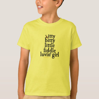 het bittere kleine luvin-meisje t-shirt