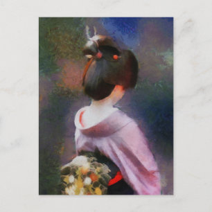 Het Black Obi-briefkaart Briefkaart