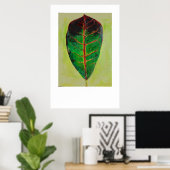 Het blad poster (Thuiskantoor)