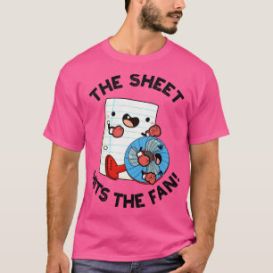 Het blad raakt de fan grappige zin woordspeling 1 t-shirt
