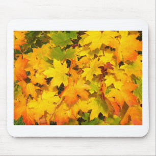 Het Blad van de herfst kleurt de Viering van het L Muismat
