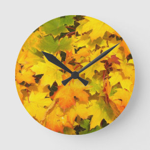 Het Blad van de herfst kleurt de Viering van het L Ronde Klok