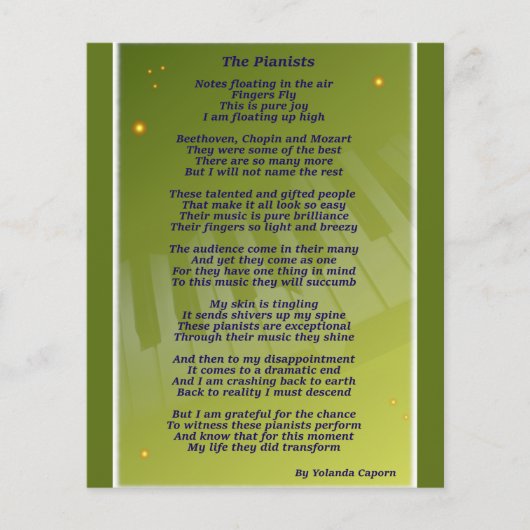 Het blad van de pianist (Voorkant)