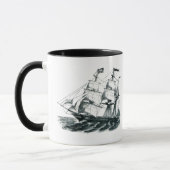 Het Bladwijzer van de Bark "Florida" dat het schip Mok (Links)