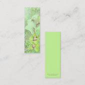 Het Bladwijzer van de Groenen Mini Visitekaartje (Voorkant / Achterkant)