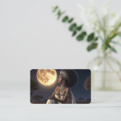 Het Bladwijzer van de wijze vrouw Visitekaartje (Staand voorkant)