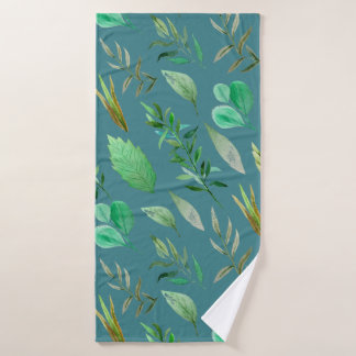 Het Blauw van de lei of het Blauw van het Staal Badhanddoek