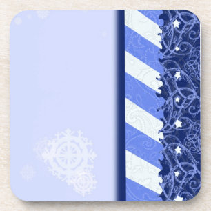 Het Blauw van de winter Drankjes Onderzetter