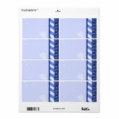 Het Blauw van de winter Etiket (Full Sheet)