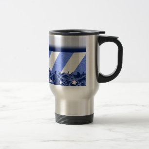 Het Blauw van de winter Reisbeker