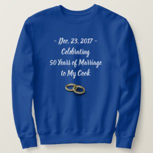 Het Blauw van het grappige 50ste Man van het Trui