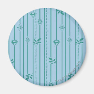 Het Blauw van het Patroon van het Blad van Magneet