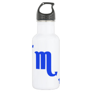 Het Blauw van het Patroon van Schorpioen Waterfles