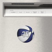 het blauw - witte basketbalteam bevoordeelt de par magneet (Insitu (Vaatwasser))