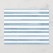 Het blauwe Baby shower van de Waterverf Whale Boy  (Achterkant)