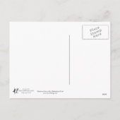 Het blauwe Briefkaart van de Fee van Kerstmis (Achterkant)