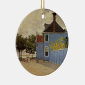 Het Blauwe Huis in Zaandam door Claude Monet Keramisch Ornament (Rechts)