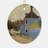 Het Blauwe Huis in Zaandam door Claude Monet Keramisch Ornament (Links)