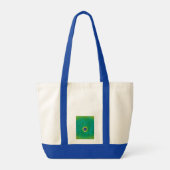 Het blauwe licht van de bescherming tote bag (Achterkant)