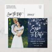 Het blauwe Manuscript van de Borstel van de Rood v Briefkaart (Voorkant / Achterkant)