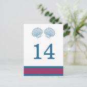 Het blauwe Rode ZeevaartBriefkaart van de Lijst Briefkaart (Staand voorkant)