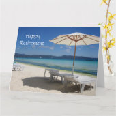 " het blauwe strand " groot terugtrekken kaart (Gele Bloem)