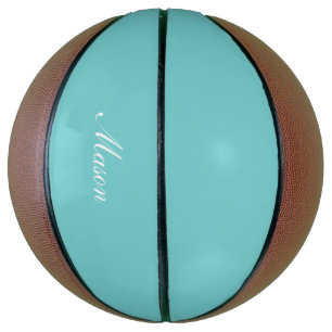 Het blauwgroen Basketbal van de Douane van de