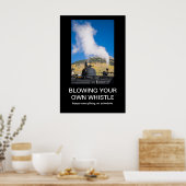 Het blazen van je eigen klokkenluideremotief Poste Poster (Keuken)