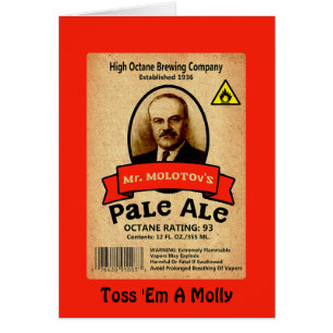Het Bleke etiket van de heer Molotov