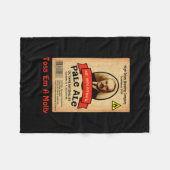 Het Bleke etiket van de heer Molotov Fleece Deken (Voorkant (Horizontaal))