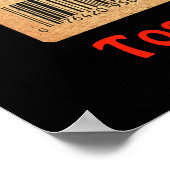 Het Bleke etiket van de heer Molotov Poster (Hoek)