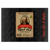 Het Bleke etiket van de heer Molotov Snijplank (Voorkant)