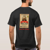 Het Bleke etiket van de heer Molotov T-shirt (Achterkant)