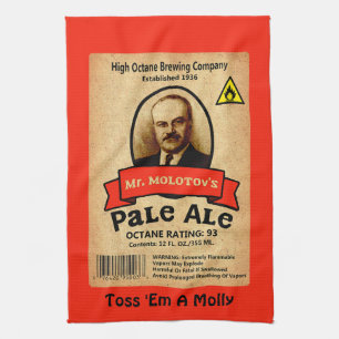 Het Bleke etiket van de heer Molotov Theedoek