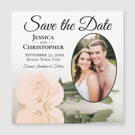 Het Bleke Roos van het Peach Weddenschap sparen de (Voorkant)