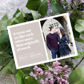 Het blijkt Grappig Quote Bruiloft Save the Date Kaart