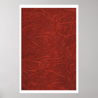 Het blik van geopende wormen poster