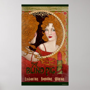 HET BLIND PIG™ Kunstwerk Poster
