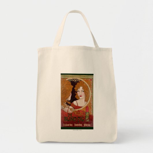 HET BLIND PIG™  Kunstwerk Tote Bag (Voorkant)