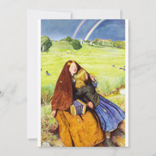 Het Blinde Meisje van John Everett Millais Kaart