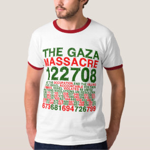 Het bloedbad in Gaza T-shirt