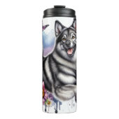 Het bloeiende bos van de Noorse Elandhond Thermosbeker (Voorkant)