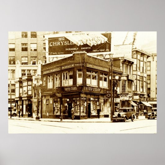 Het blok van de driehoek poster (Voorkant)