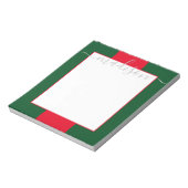 Het Blok van de kleur Gepersonaliseerde Blocnote v (Gedraaid)