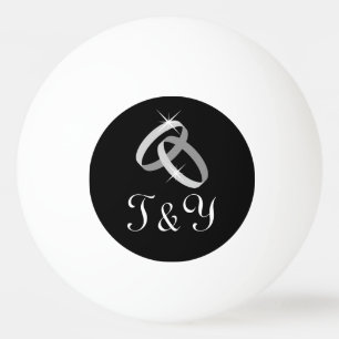 Het blokkeren van de ringen van het verloving ping pingpongballen