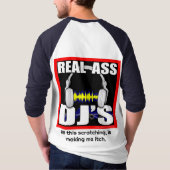 het blue can DJ shirt (Achterkant)