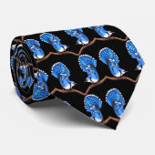 Het Blue Jay Bird Stropdas (Opgerold)