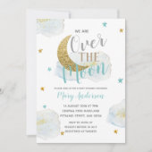 Het Blue Moon Baby shower Kaart (Voorkant)