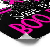 Het boek Bijen Borstkanker Bewustzijn Halloween Poster (Hoek)